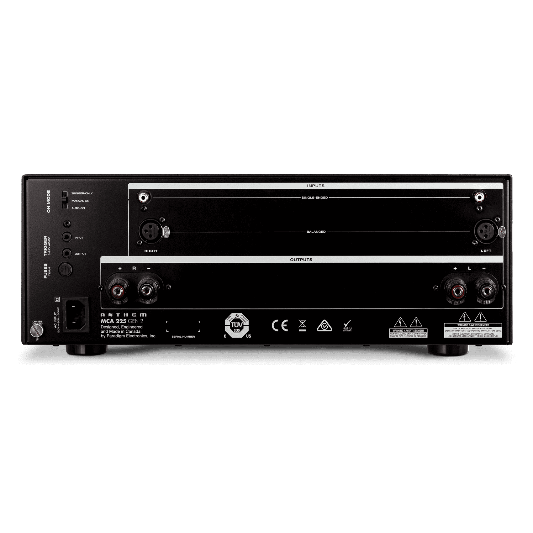 Anthem MCA 225 Gen2 2 Channel Power Amplifier - View 2