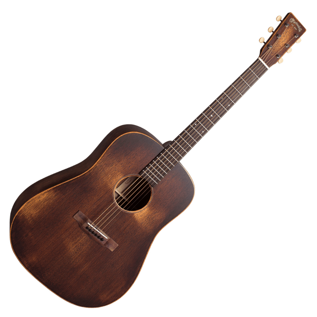 Martin D-15M StreetMaster Acoustic Guitar - Distressed Burst detail image 2
