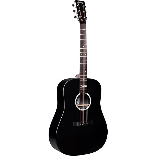 Martin DX Johnny Cash Acoustic Guitar - Jet Black detail image 2