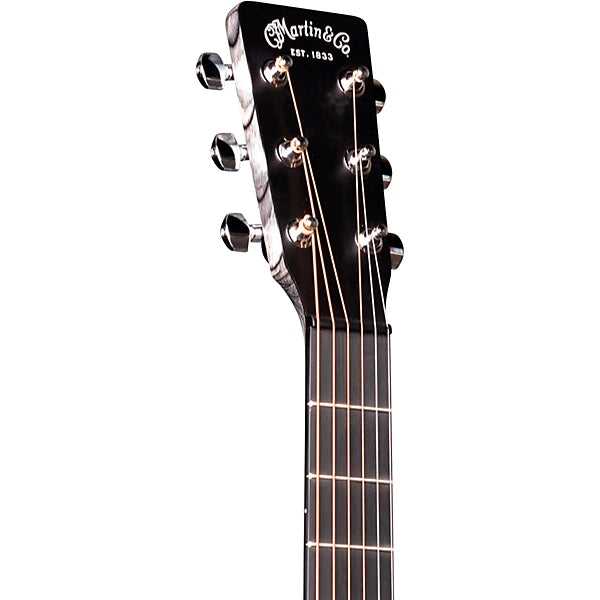 Martin DX Johnny Cash Acoustic Guitar - Jet Black detail image 4