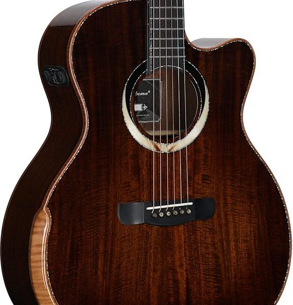Merida Gloria V Grand Auditorium Acoustic Electric Guitar detail image 9