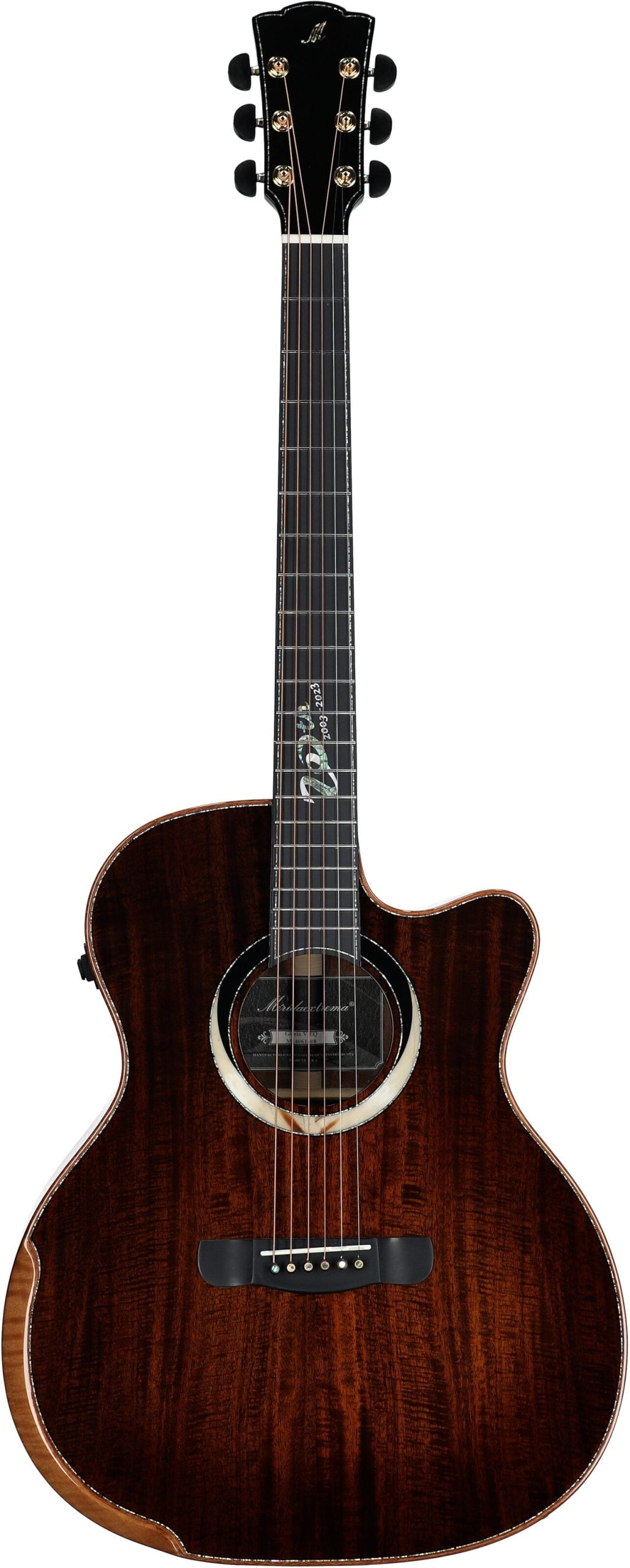 Merida Gloria V Grand Auditorium Acoustic Electric Guitar detail image 3
