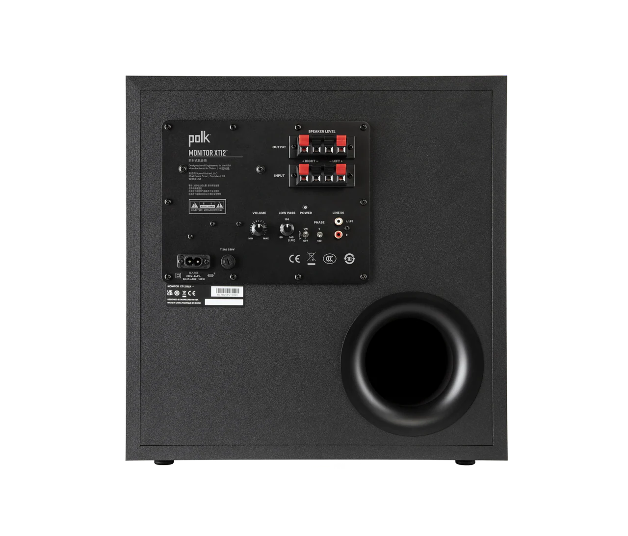 Polk Audio MXT12SUB Subwoofer - View 3