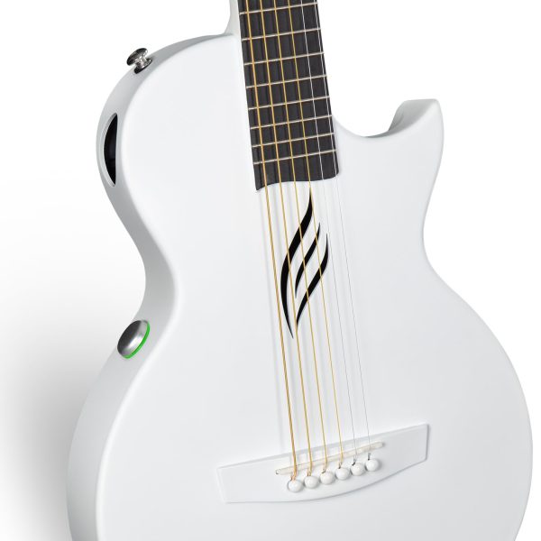 Enya Nova Go SP1 Carbon Fibre Electro-Acoustic Guitar - White detail image 11