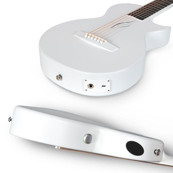 Enya Nova Go SP1 Carbon Fibre Electro-Acoustic Guitar - White detail image 12