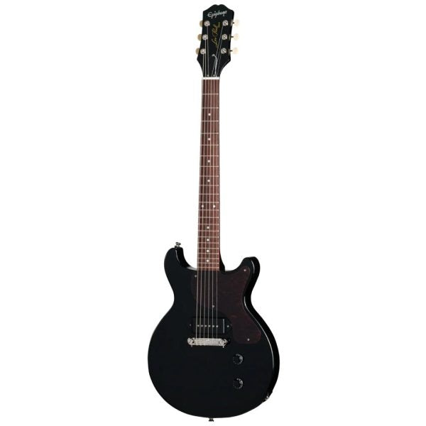 Epiphone Les Paul Junior Double Cut Electric Guitar in Ebony detail image 10