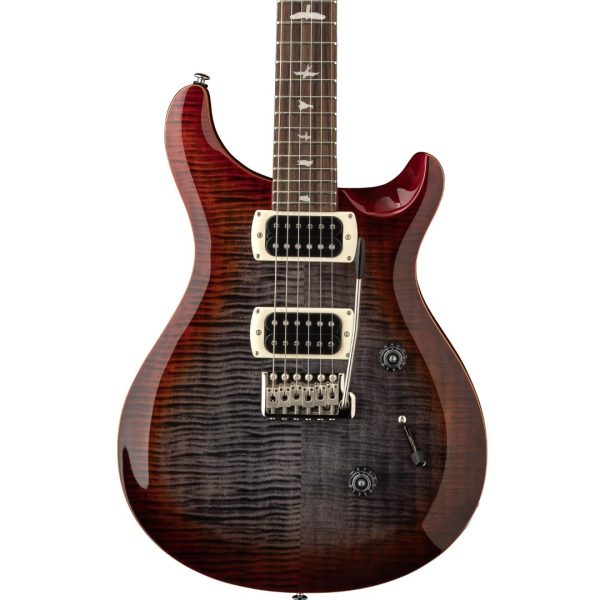 PRS SE Custom 24-08 Electric Guitar - Charcoal Cherry Burst detail image 6