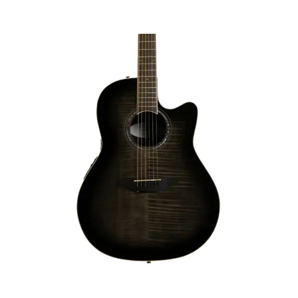 Ovation Celebrity Standard Exotic CS24P-TBBY Mid Depth - Transparent Black Burst detail image 8