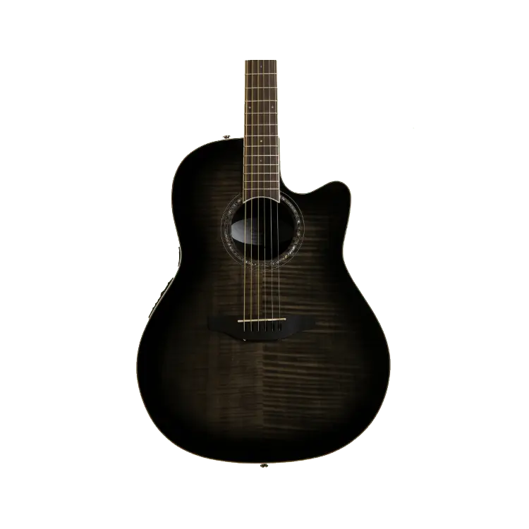 Ovation Celebrity Standard Exotic CS24P-TBBY Mid Depth - Transparent Black Burst product image