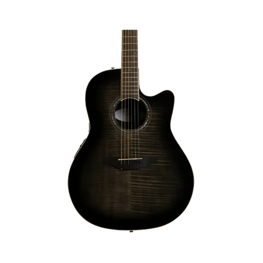 Ovation Celebrity Standard Exotic CS24P-TBBY Mid Depth - Transparent Black Burst product image