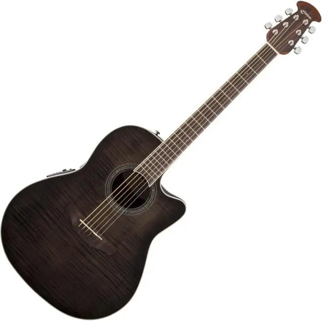 Ovation Celebrity Standard Exotic CS24P-TBBY Mid Depth - Transparent Black Burst detail image 2