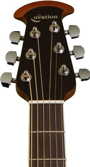 Ovation Celebrity Standard Exotic CS24P-TBBY Mid Depth - Transparent Black Burst detail image 5