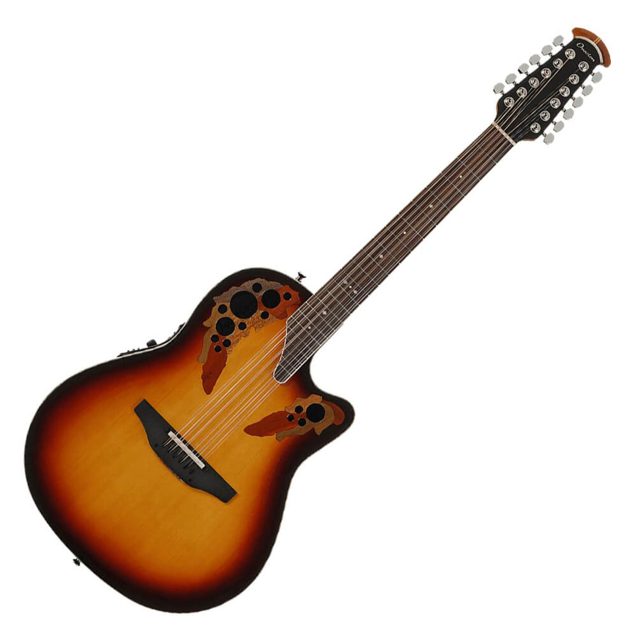 Ovation Timeless Elite 12-String 2758AX-NEB Deep Contour - New England Burt detail image 2
