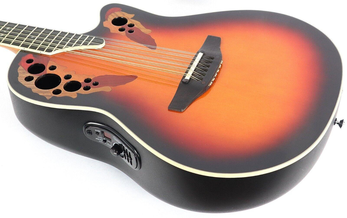 Ovation Timeless Elite 12-String 2758AX-NEB Deep Contour - New England Burt detail image 3