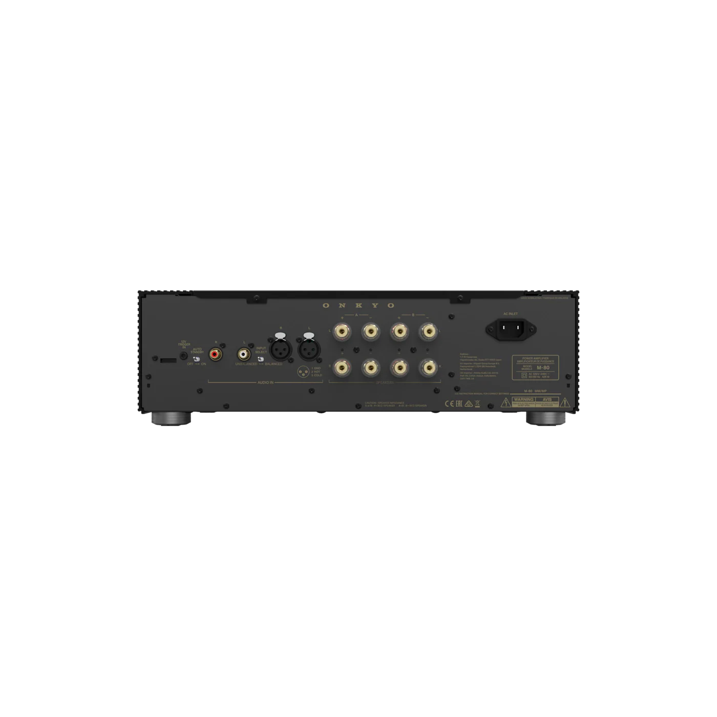 Onkyo M-80 Power Amplifier - View 3