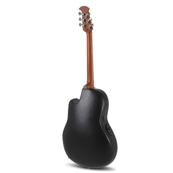 Ovation CS24P Celebrity Series Traditional Plus Mid-Depth Acoustic-Electric Guitar - Nutmeg Burled Maple detail image 10
