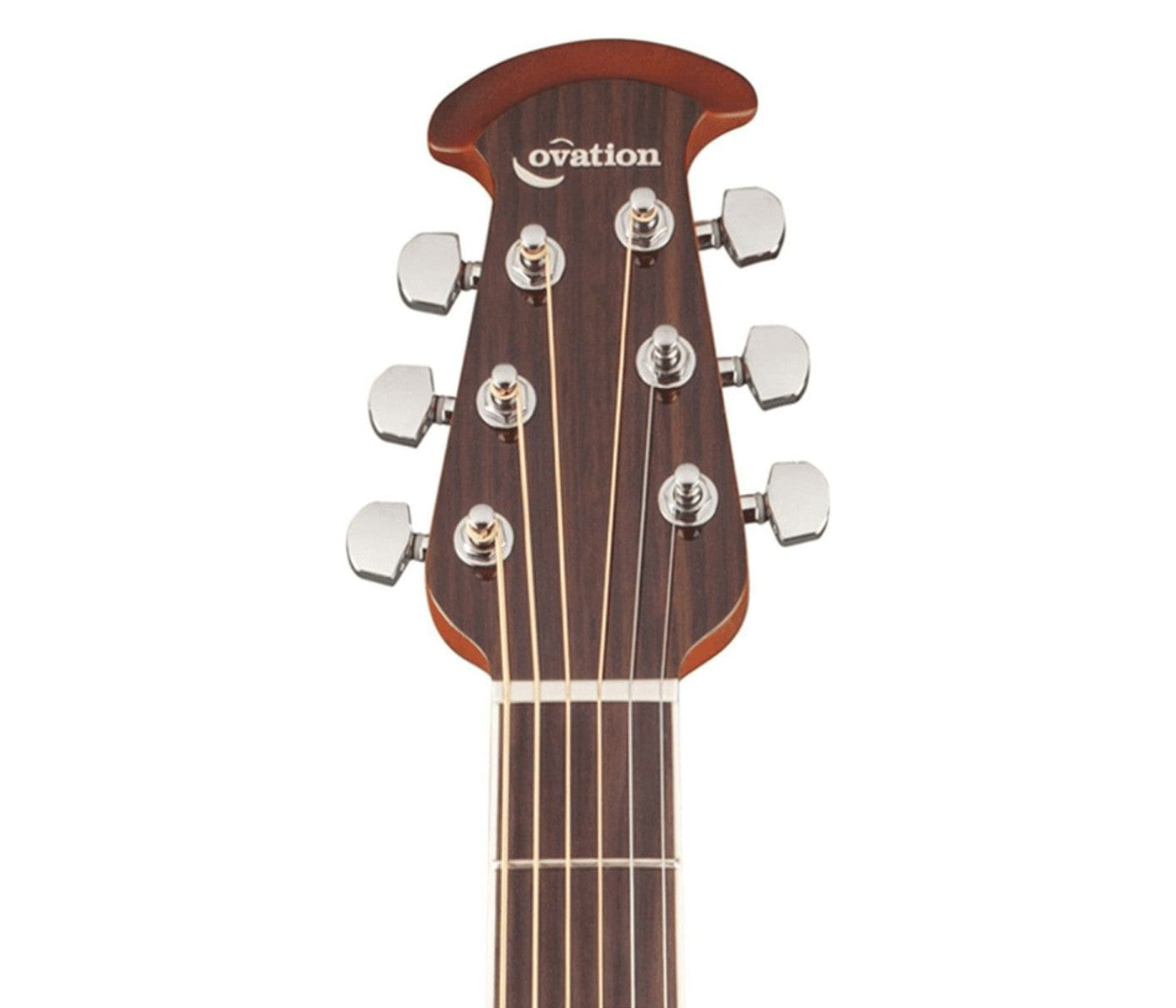 Ovation CS24P Celebrity Series Traditional Plus Mid-Depth Acoustic-Electric Guitar - Nutmeg Burled Maple detail image 5