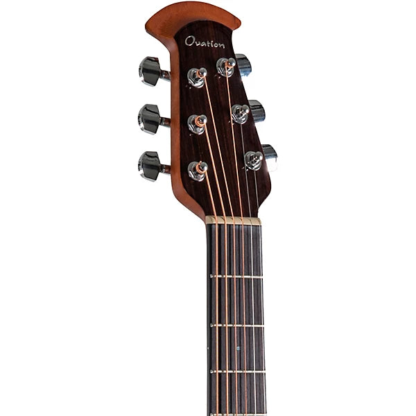 Ovation Celebrity Elite Plus CE44P-TGE Mid-Depth Acoustic-Electric Guitar - Dark Tiger Eye detail image 6