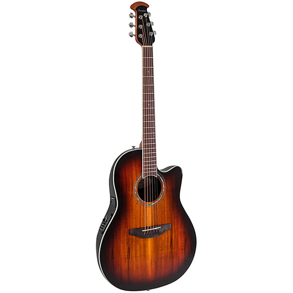 Ovation Celebrity Traditional Plus CS28P Super Shallow Electro-Acoustic Guitar - Koa Burst detail image 2