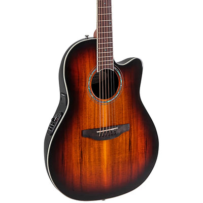 Ovation Celebrity Traditional Plus CS28P Super Shallow Electro-Acoustic Guitar - Koa Burst product image