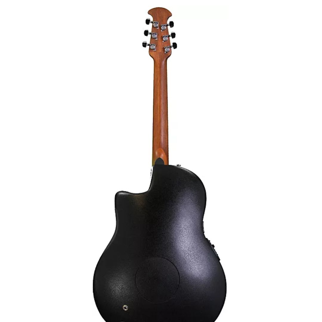 Ovation Celebrity Elite Mid-depth Acoustic-electric Guitar - Reverse Red Burst detail image 3
