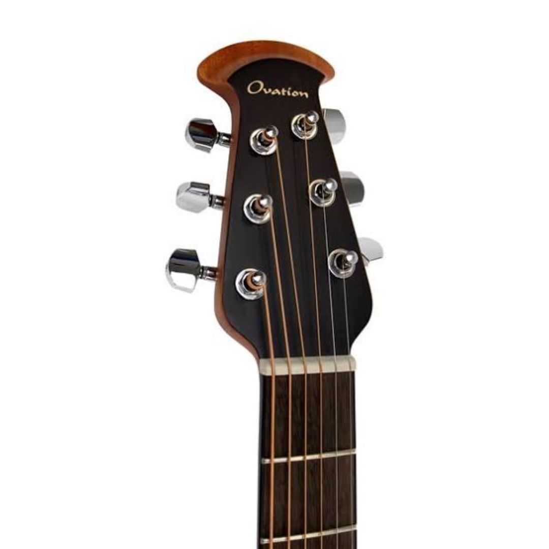 Ovation Celebrity Elite Mid-depth Acoustic-electric Guitar - Reverse Red Burst detail image 5