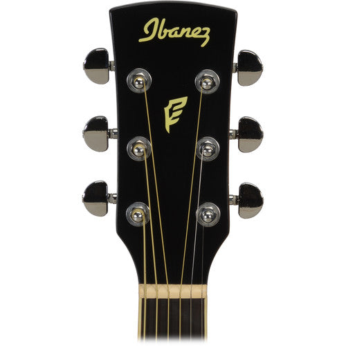 Ibanez PF15ECE PF Performance Series Acoustic/Electric Guitar - Black detail image 5