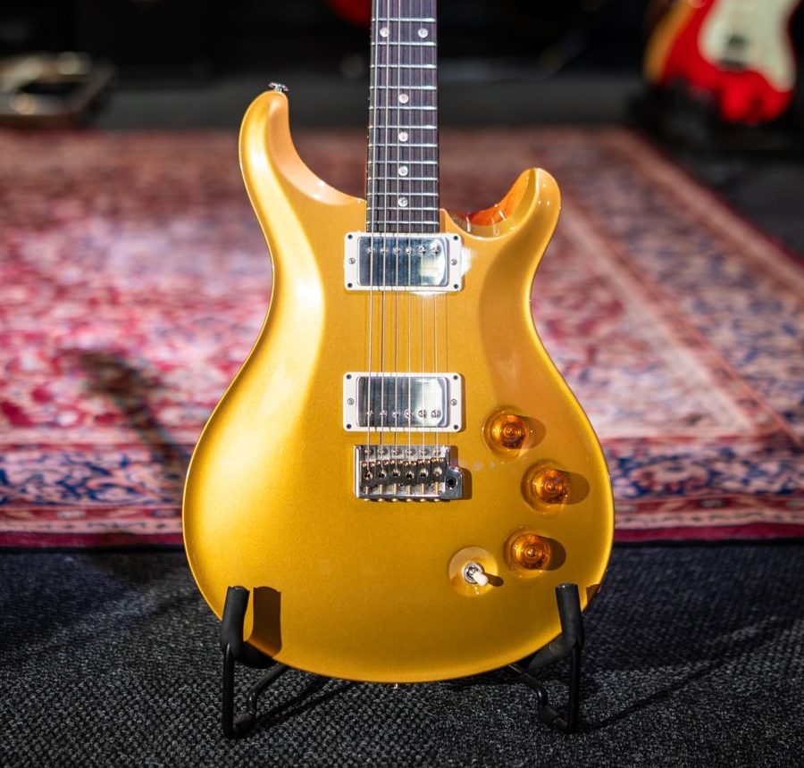 PRS DGT Electric Guitar with Moon Inlays - Gold Top product image