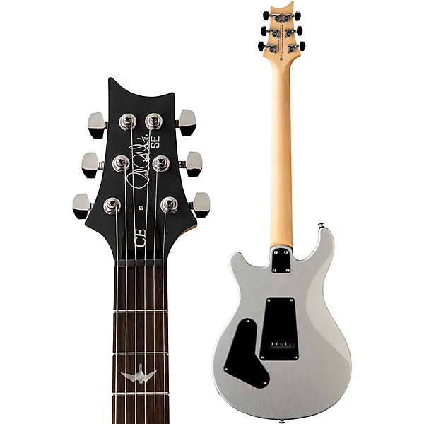 PRS SE CE24 Standard Satin Electric Guitar- Metallic Silver detail image 5