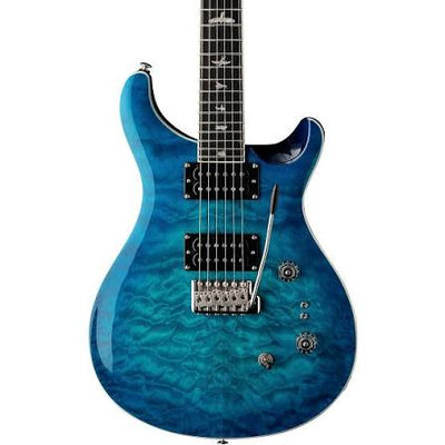 PRS SE Custom 24-08 Quilt Electric Guitar - Lake Blue product image