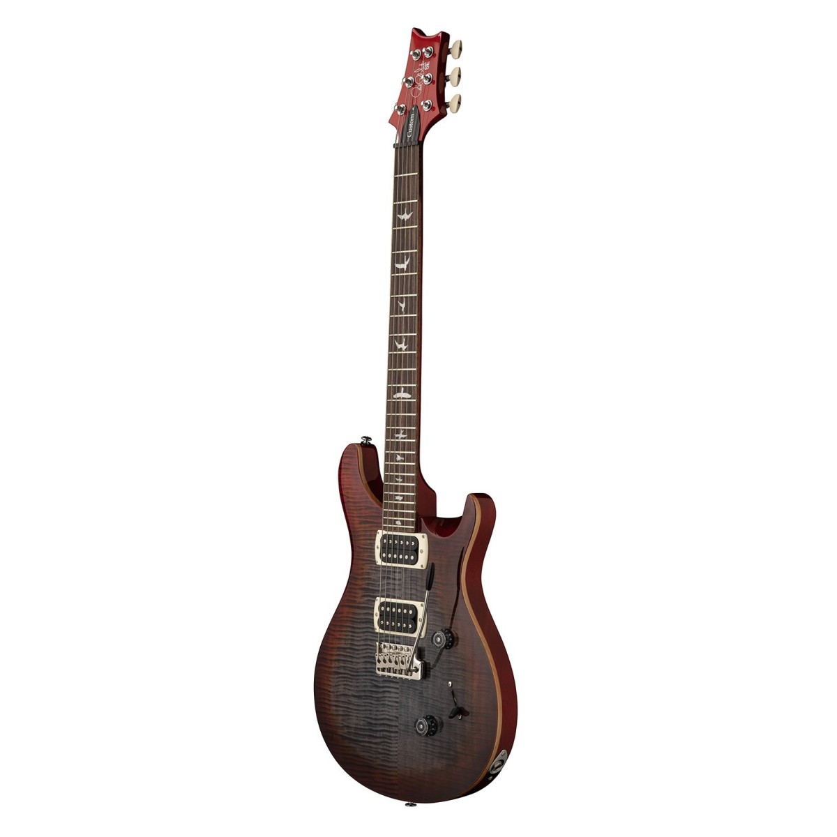 PRS SE Custom 24 Electric Guitar - Charcoal Cherry Burst detail image 3