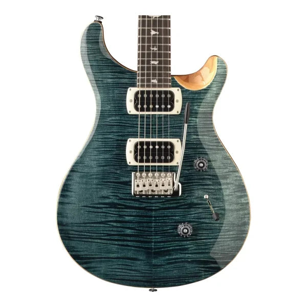 PRS SE Custom 24 Electric Guitar - Slate Blue Solidbody detail image 7