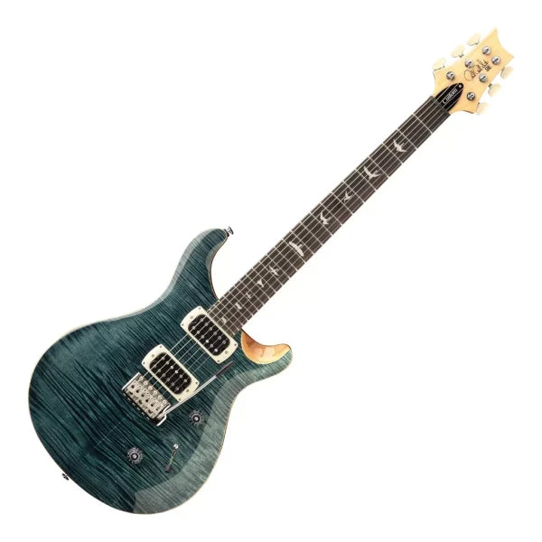 PRS SE Custom 24 Electric Guitar - Slate Blue Solidbody detail image 8