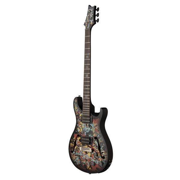 PRS SE Ed Sheeran Hollowbody I Piezo Baritone Electric Guitar - Cosmic Splash detail image 11