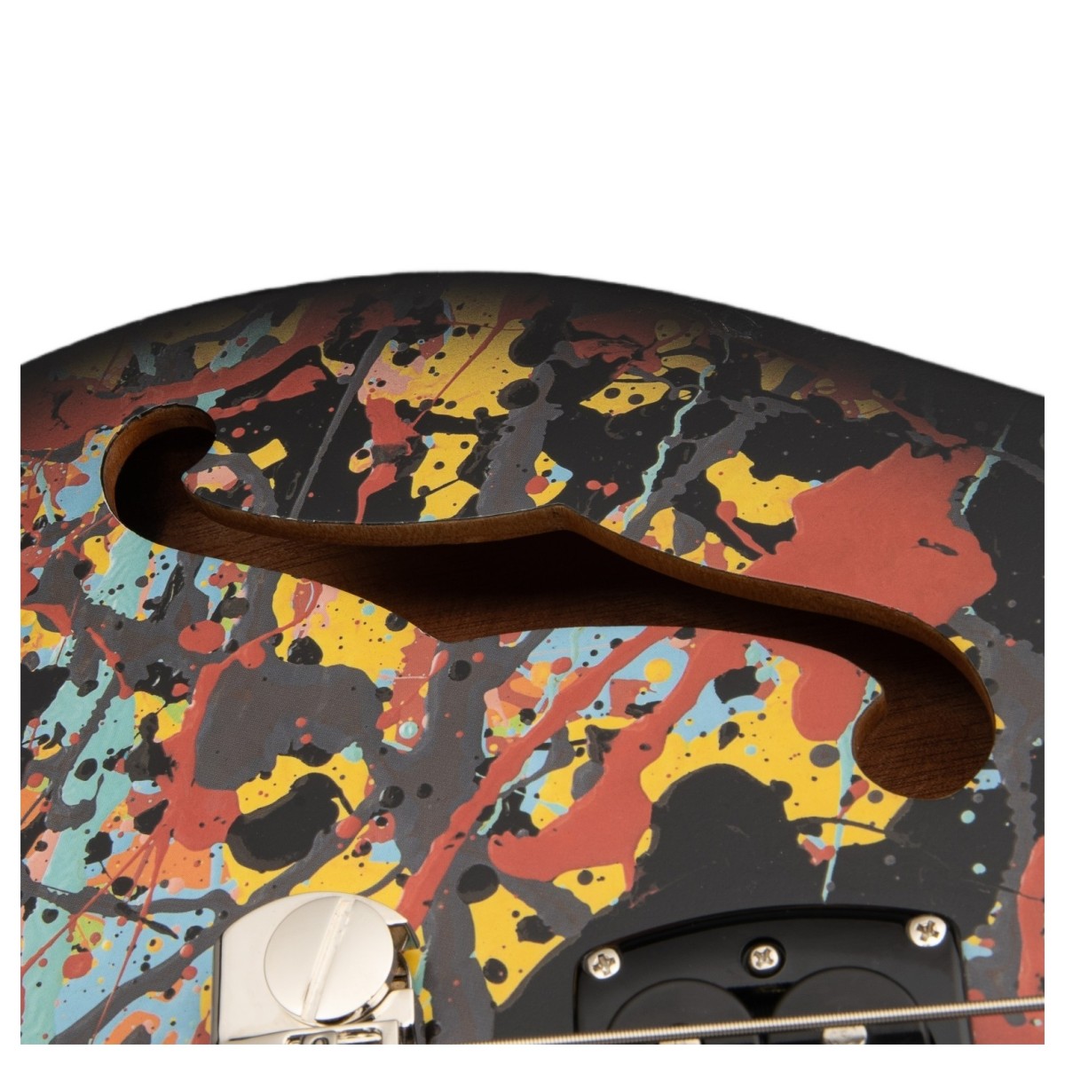 PRS SE Ed Sheeran Hollowbody I Piezo Baritone Electric Guitar - Cosmic Splash detail image 4