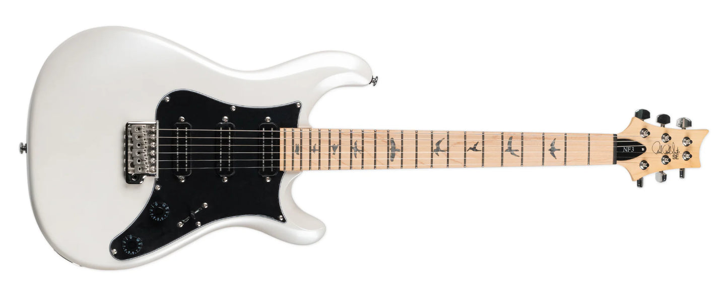 PRS SE NF 3 Electric Guitar - Pearl White detail image 2