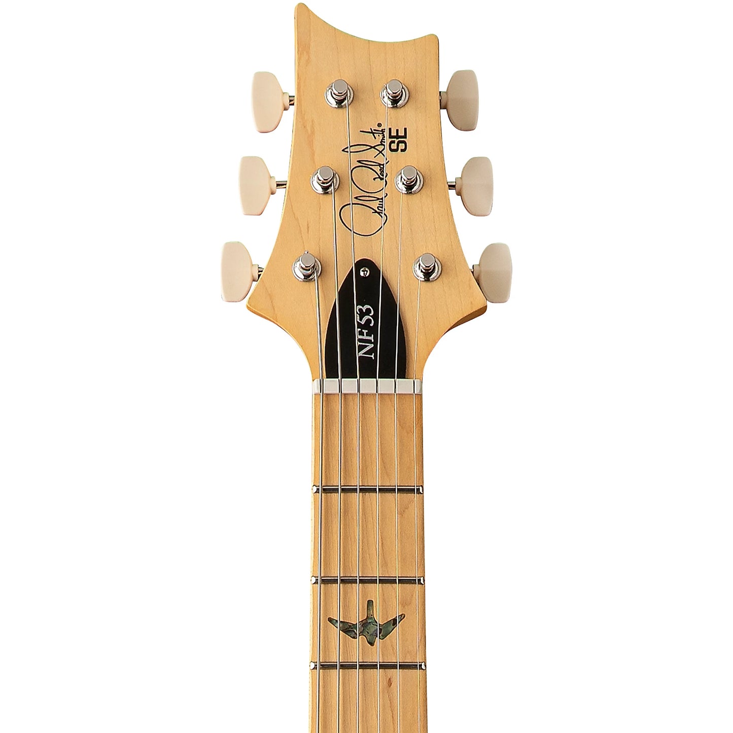 PRS SE NF 53 Electric Guitar - Black Doghair detail image 5