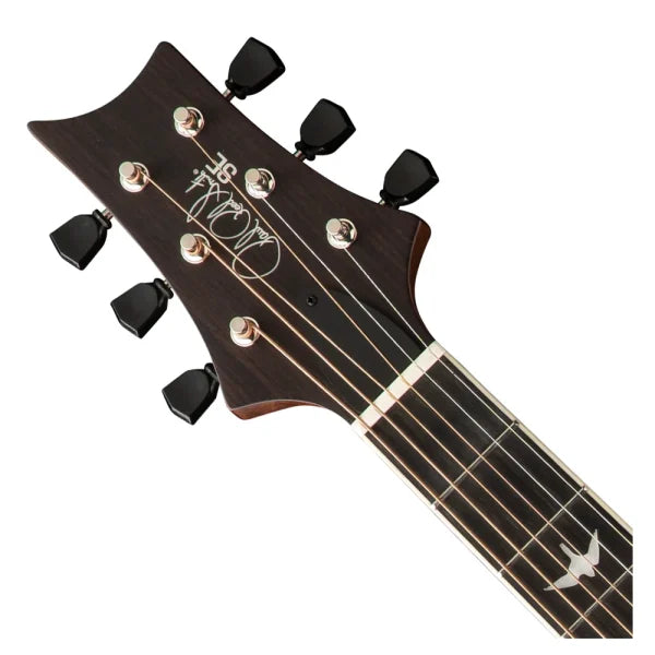 PRS SE P20 Parlor Acoustic-electric Guitar - Fire Red Burst detail image 11