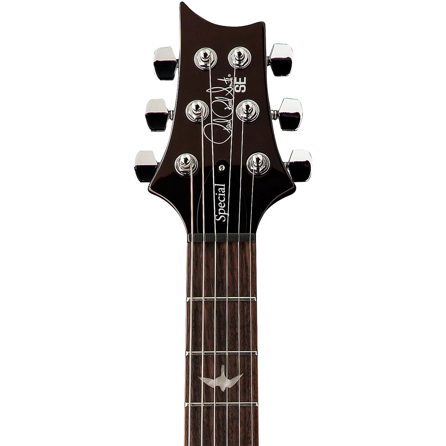 PRS SE Special Semi-Hollow Electric Guitar - Orange Tiger Smokeburst detail image 5