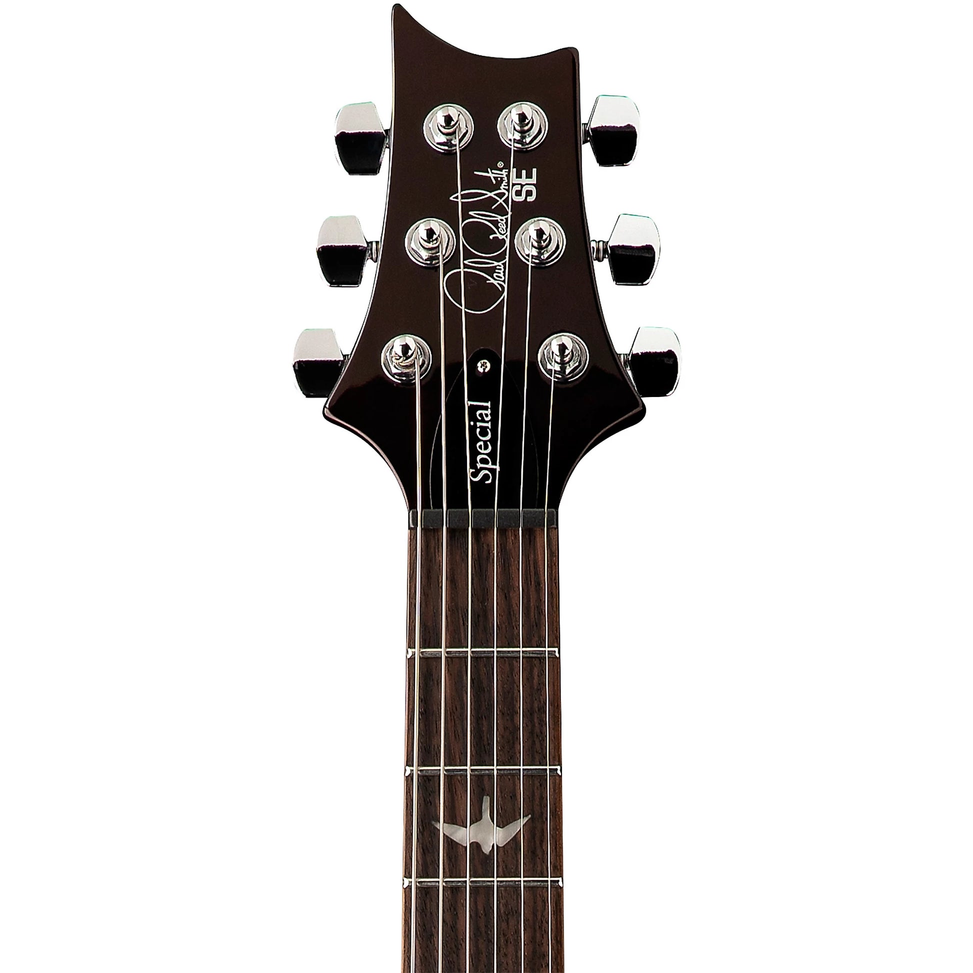 PRS SE Special Semi-Hollow Electric Guitar - Orange Tiger Smokeburst detail image 5