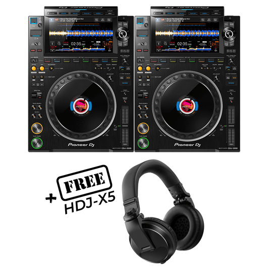 Pioneer CDJ3000 - PAIR (FREE PIONEER HDJ-X5) - Pioneer - VisionSounds South Africa