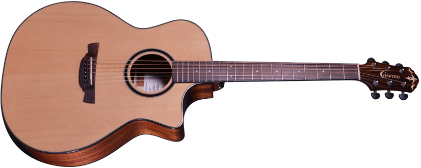 Crafter ABLE G600CE N Grand Auditorium Acoustic Electric Guitar detail image 2