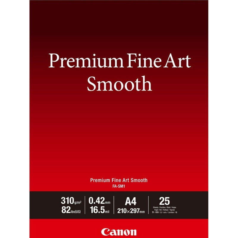 Canon Premium Fine Art Smooth FA-SM1, 25 Sheets, A3 product image 1