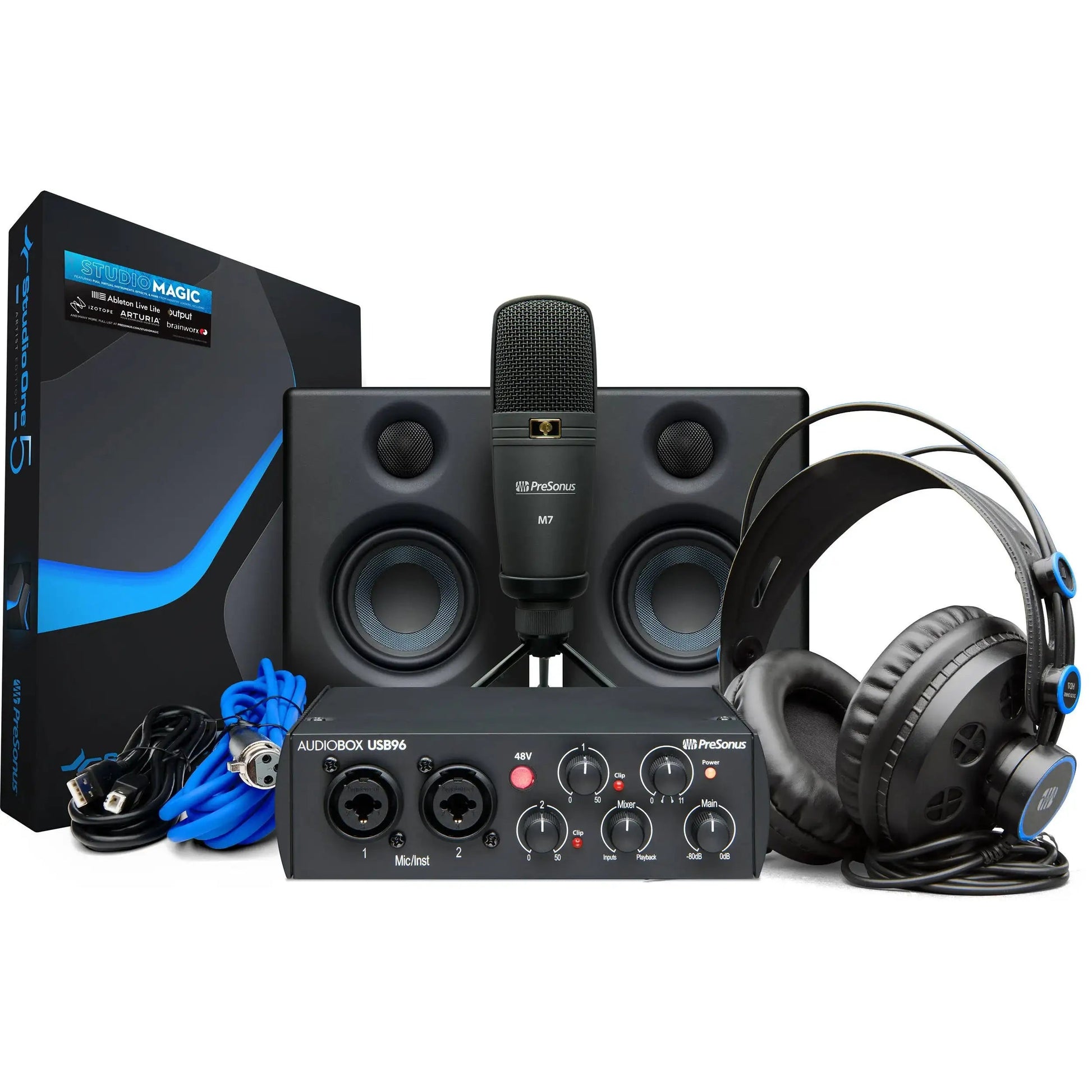 Presonus Audiobox 96 Complete Bundle Recording Pack - Presonus - VisionSounds South Africa