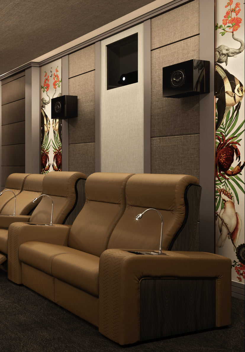 Vismara Onassis Home Cinema Chair — loveseat configuration