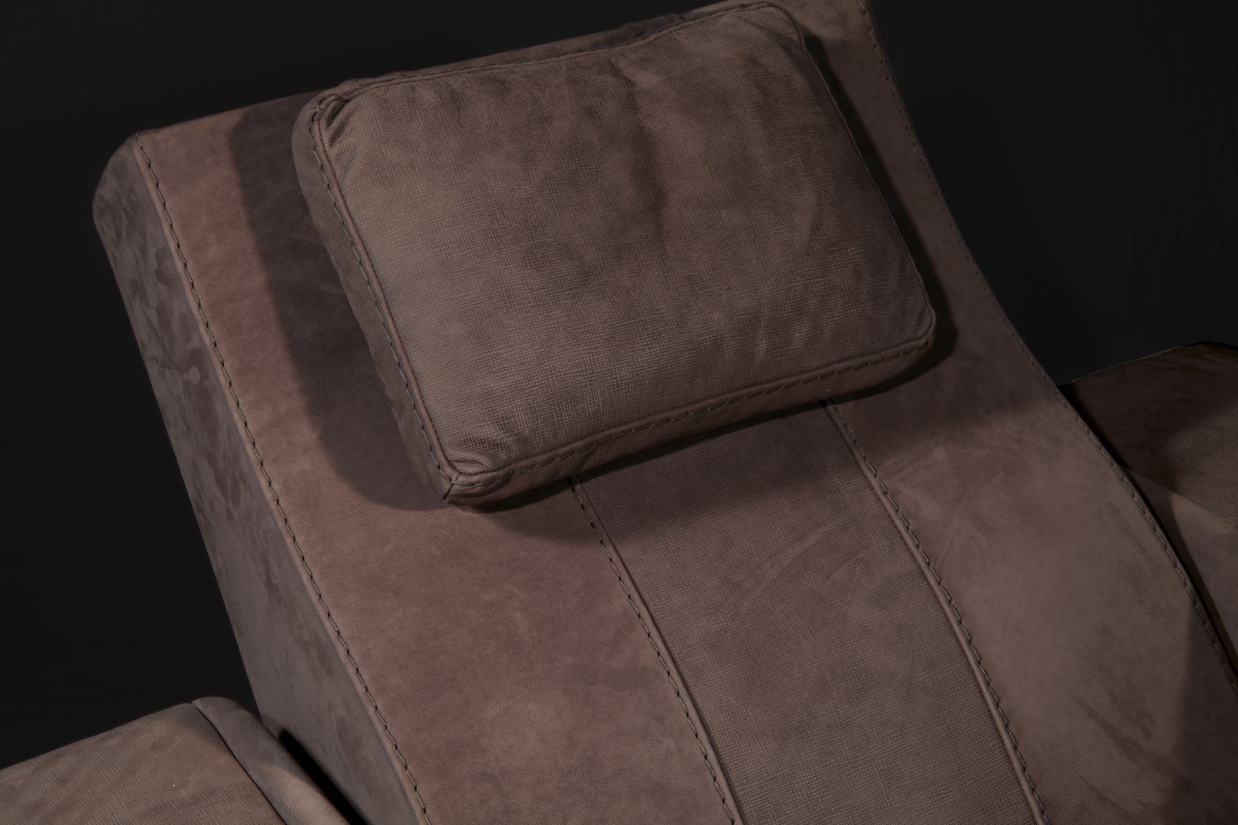 Vismara Comfort Home Cinema Chair — partially reclined position