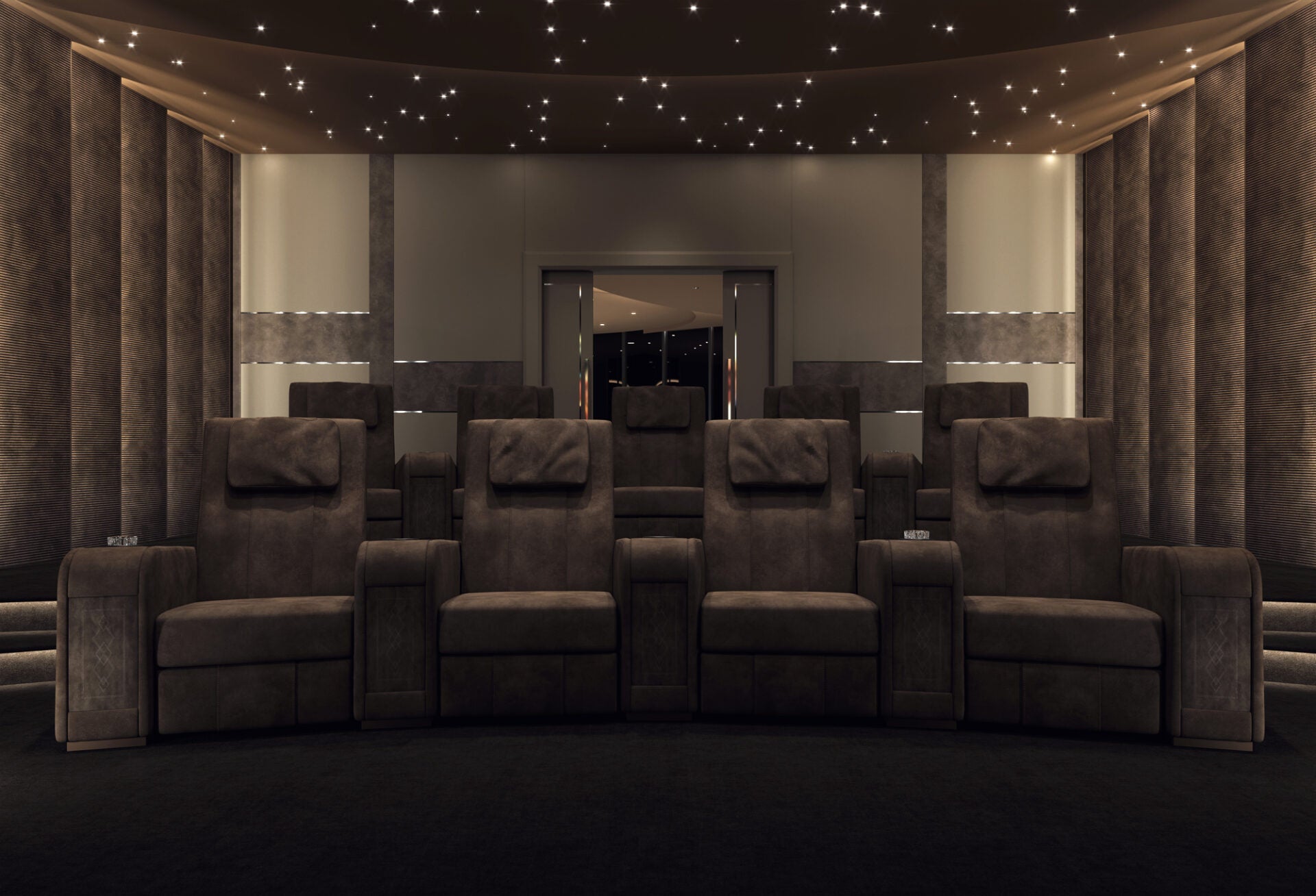 Vismara Comfort Home Cinema Chair — rear view