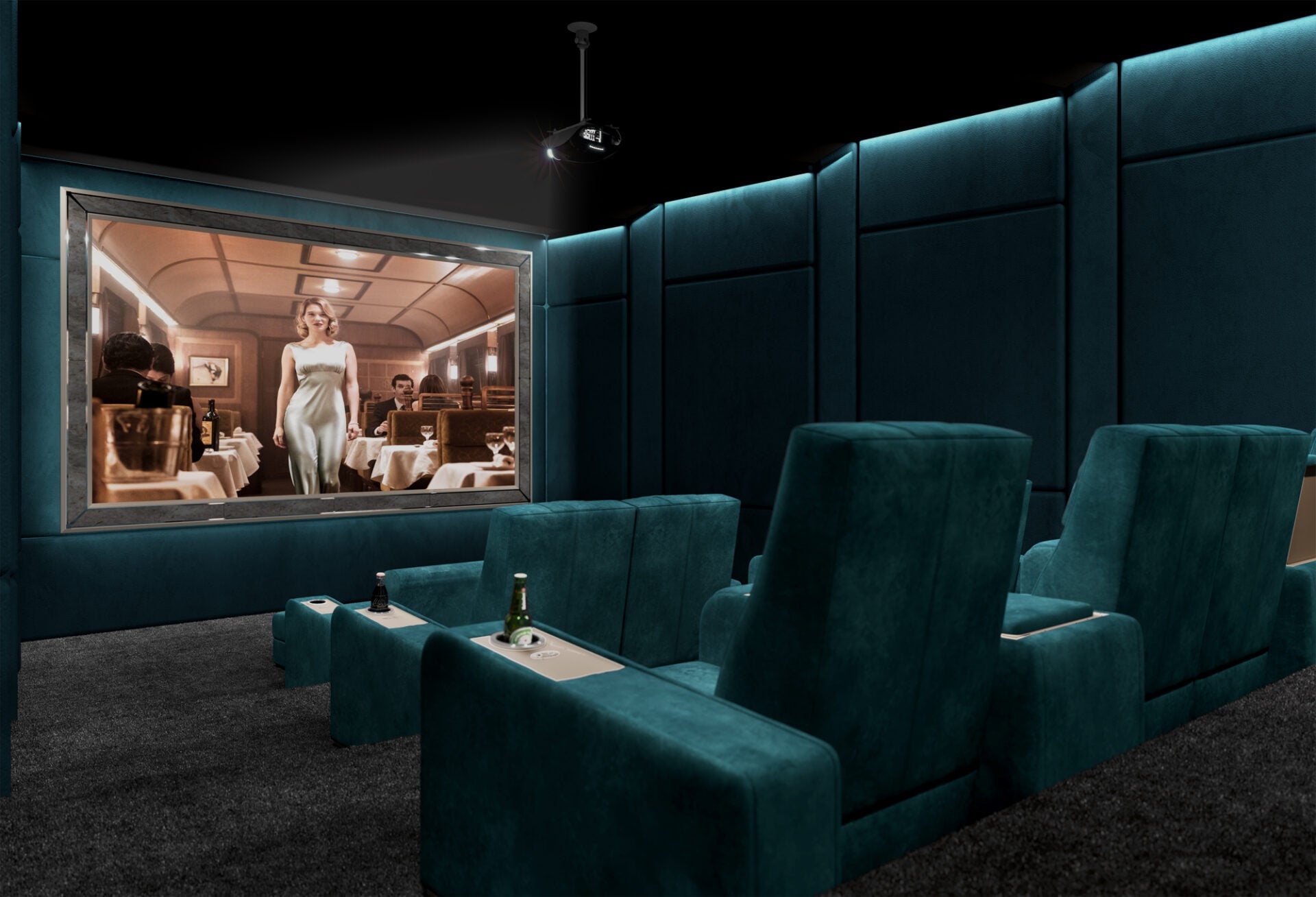 Vismara Comfort Home Cinema Chair — angled view showing clean silhouette