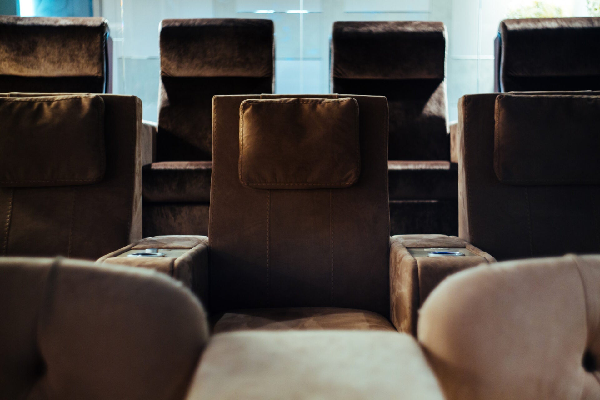 Vismara Comfort Home Cinema Chair — loveseat configuration
