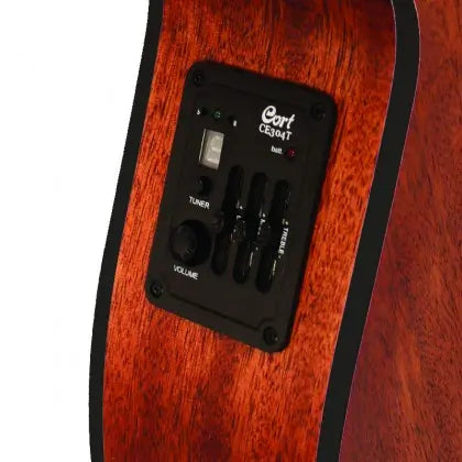 Cort SFX-MEM Acoustic-Electric Guitar – Natural Mahogany detail image 3
